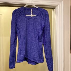 Lululemon Star Runner Long Sleeve Top Shirt Purple 12